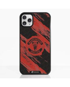Manchester United Official 3D Phone Case Design red & black abstract