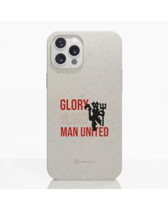 Manchester United Official Compostable Phone Case Slogan & Devil